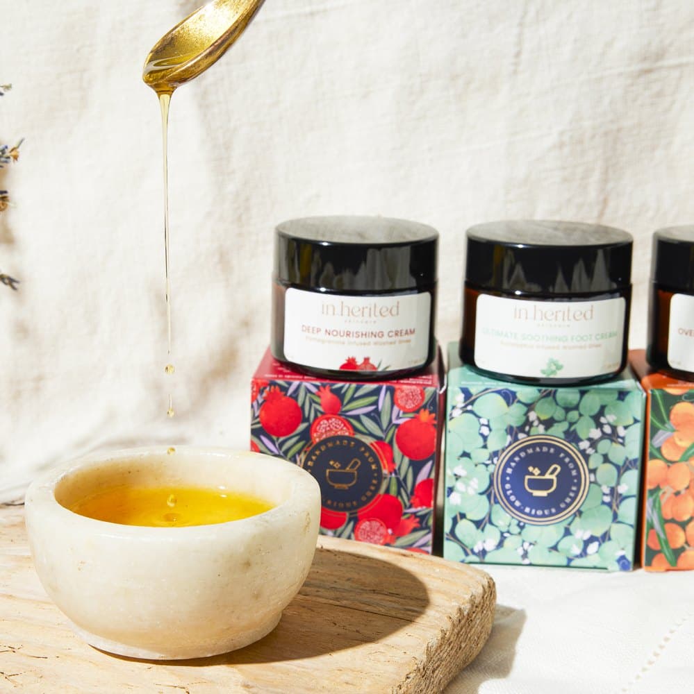 The collection in botanical sleeves